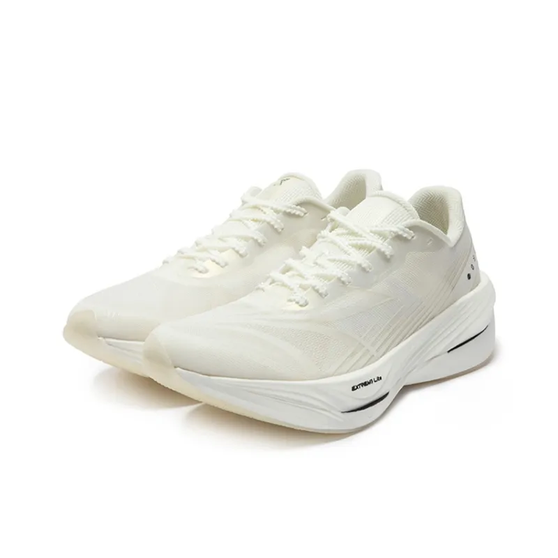 361° Flying B ET Cushioning Anti Slip And Wear Resistant Low Top Casual Running Shoes Men's Feather White-2