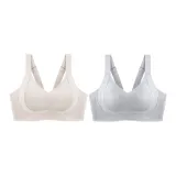 2 Pack (White Gray+Gray Blue)
