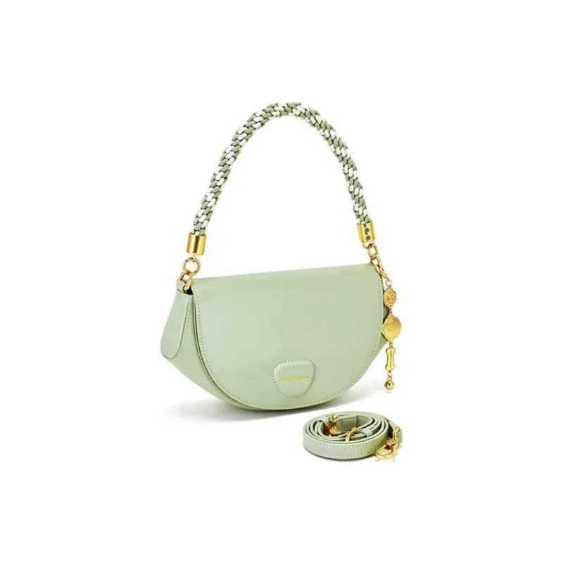 Hush Puppies Split Cow Leather Bonded Synthetic Leather Shoulder Bag Regular Women's Multicolor-7
