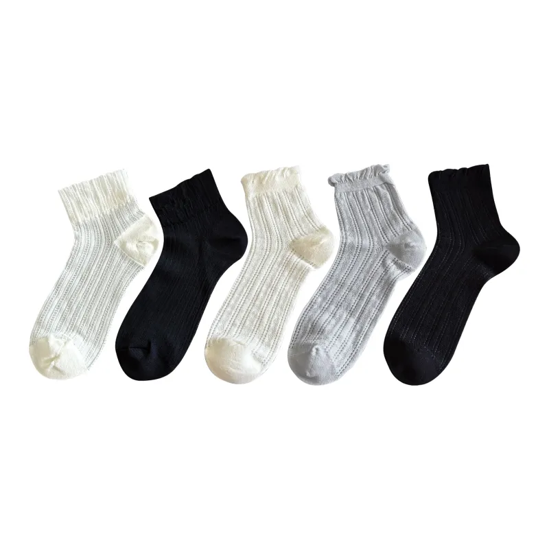 XXLLG Ankle Socks Women's 5 Pack-7