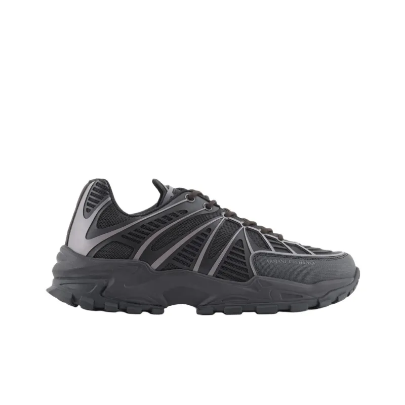 ARMANI EXCHANGEAE Low Top Casual Shoes Men's Black-1