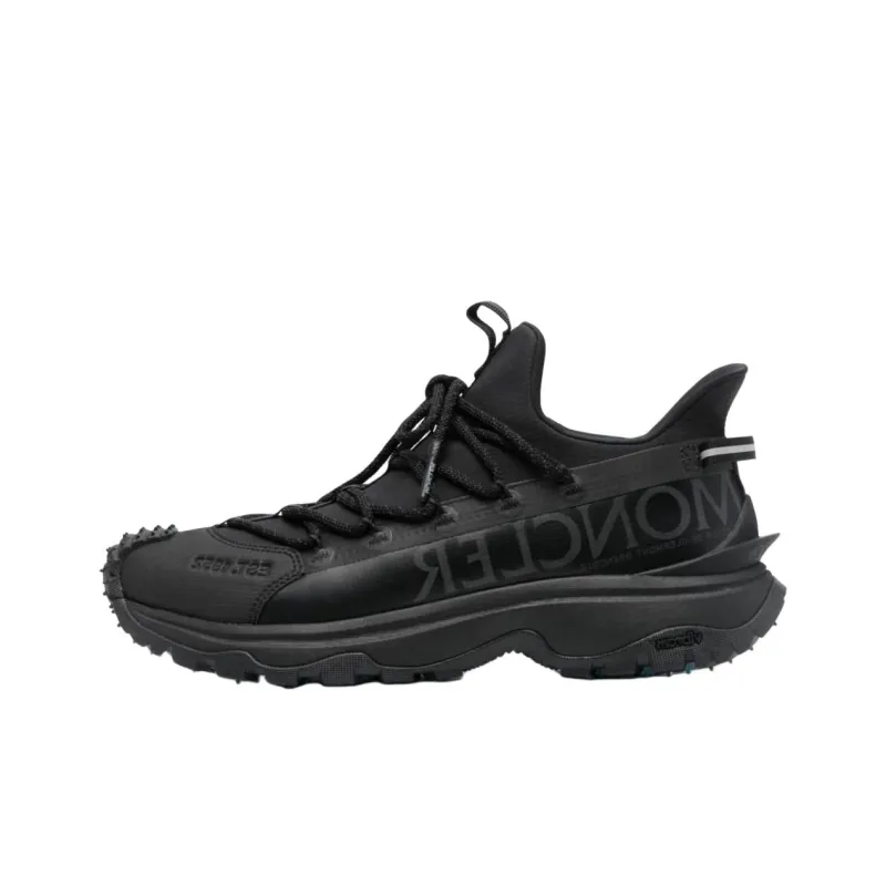 Moncler Low-Top Casual Shoes Women's Black-0