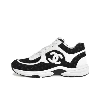 CHANEL Sneaker 'Printed CC - Black Beige'