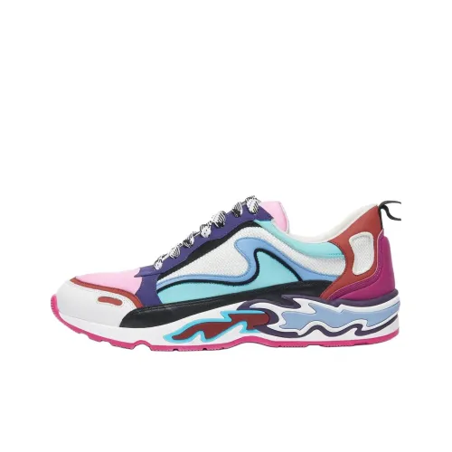 Sandro Low Top Casual Shoes Women's Pink White