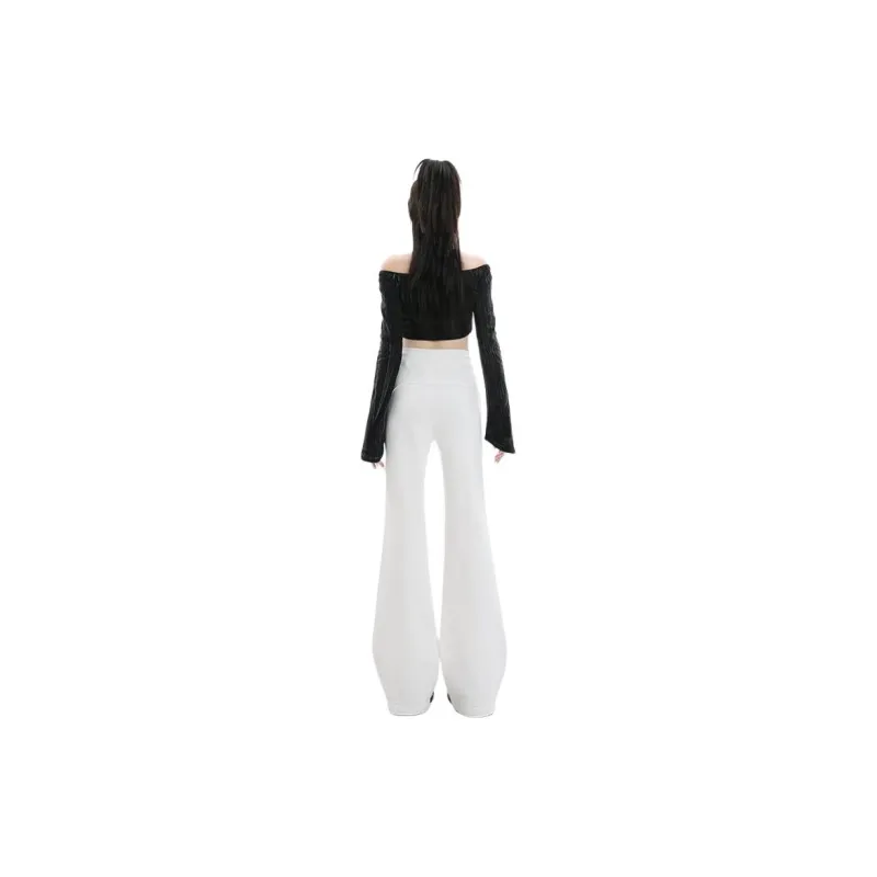 Rose Casual Pants Women's White-2