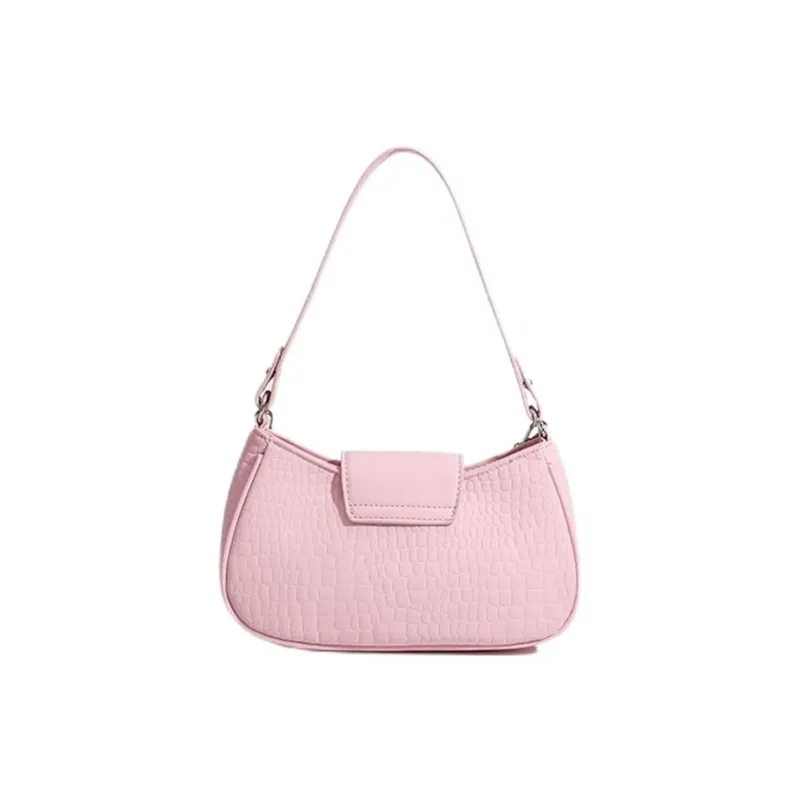 Carksky PU Shoulder Bag, Handbag, Crossbody Bag Women's Pink-3