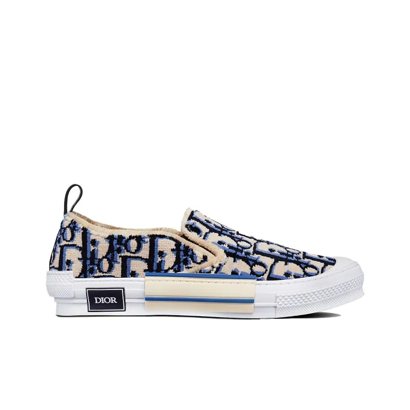 DIOR B23 Slip On Blue Tapestry-1