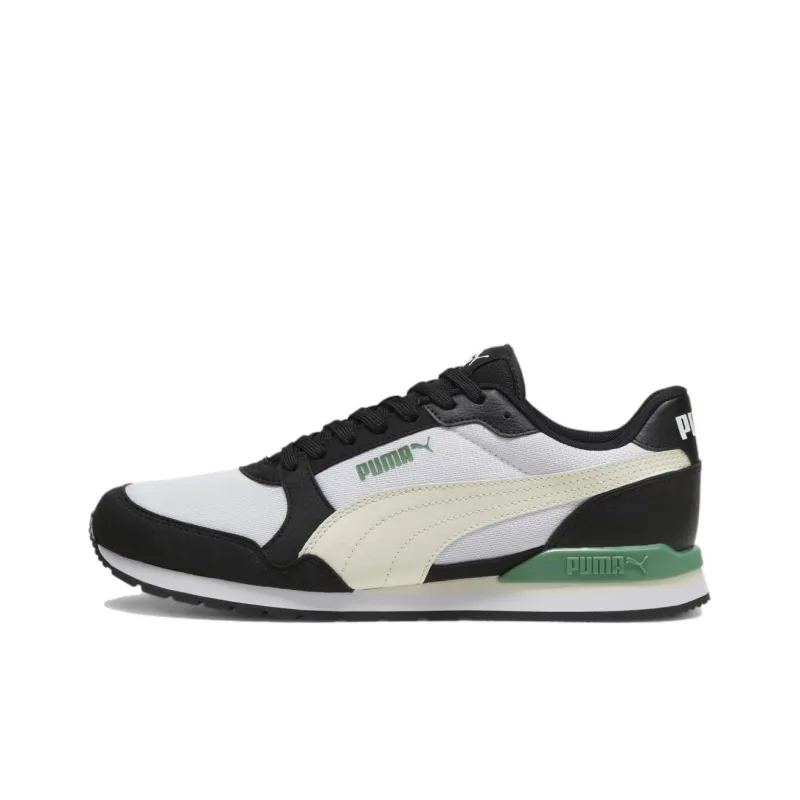 PUMA St Runner V3 Lightweight Low-Top Casual Shoes Unisex White Black-0