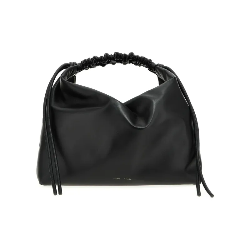 PROENZA SCHOULER Sheepskin Handbag Shoulder Bag Large Size Women's Black-0