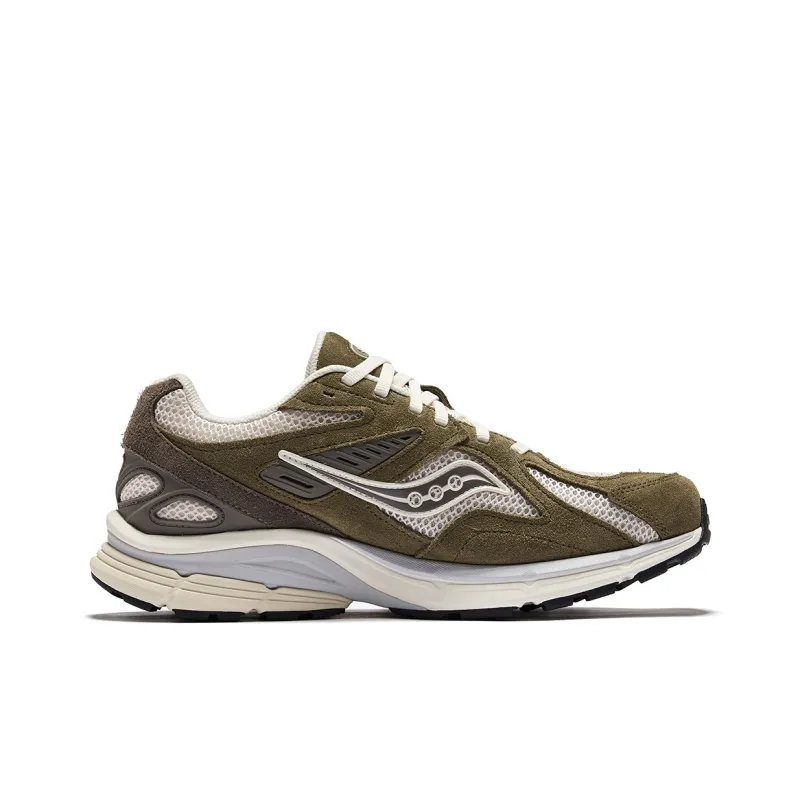 Saucony Kinvara 4 Cushioning Low Top Running Shoes Unisex Green White-1