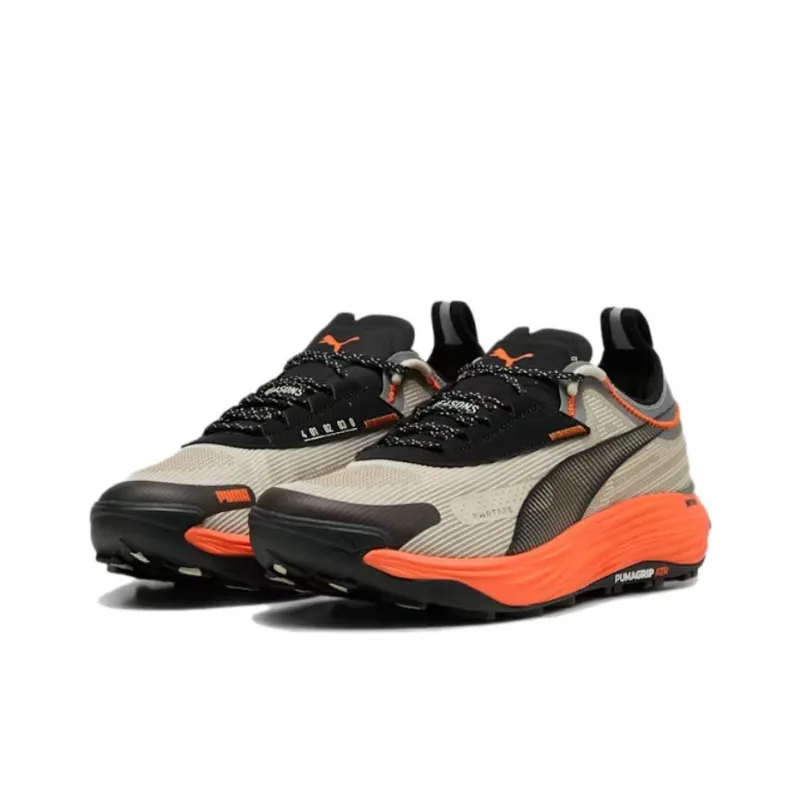 PUMA Voyage NITRO 3 Anti Slip Wear Resistant Low Top Running Shoes Men's Gray-2