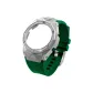 U-BOB Silver Diamond Case+Green Strap