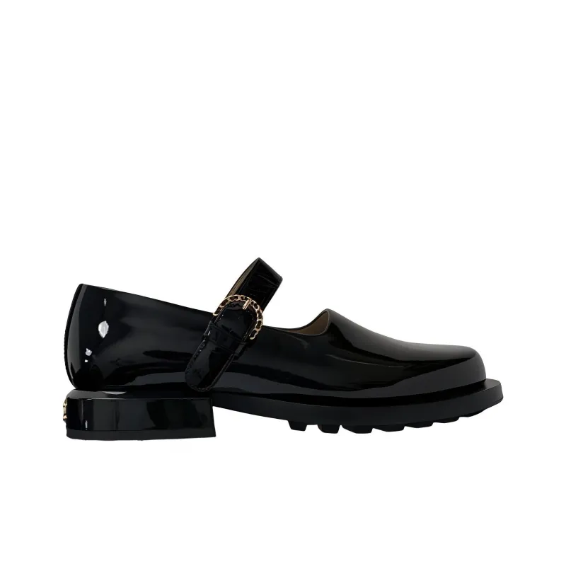 CHANEL Casual Single Shoes Women's Black-1