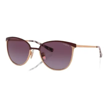 VOGUE Metal Square Sunglasses Women's Gold