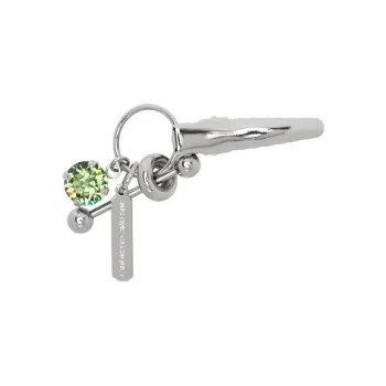JUSTINE CLENQUET Brass Hair Clips Women's Silver