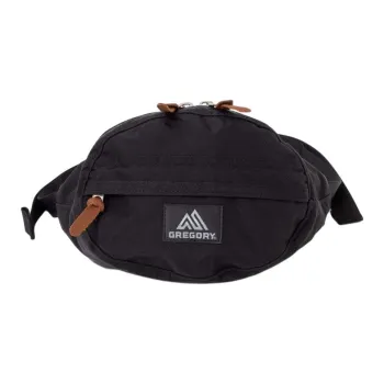 GREGORY Nylon Fanny Pack Unisex Black