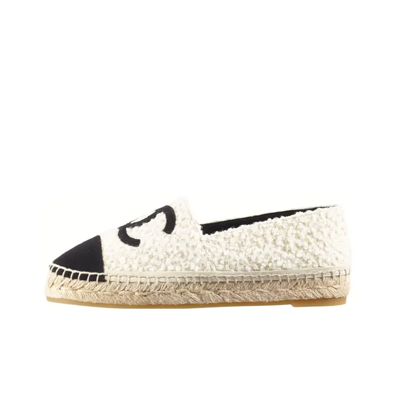 CHANEL Espadrilles Women's Ivory White-0