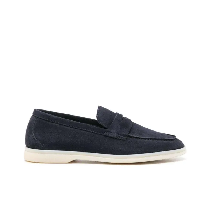SCAROSSO Luciana Almond Toe Loafers Women's-1