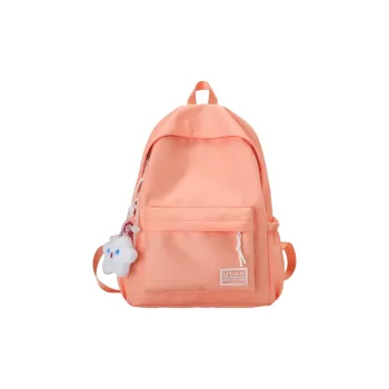 Parker Bear Nylon Backpack Regular Unisex Orange/White/Neon Green/Light Yellow/Black/Blue