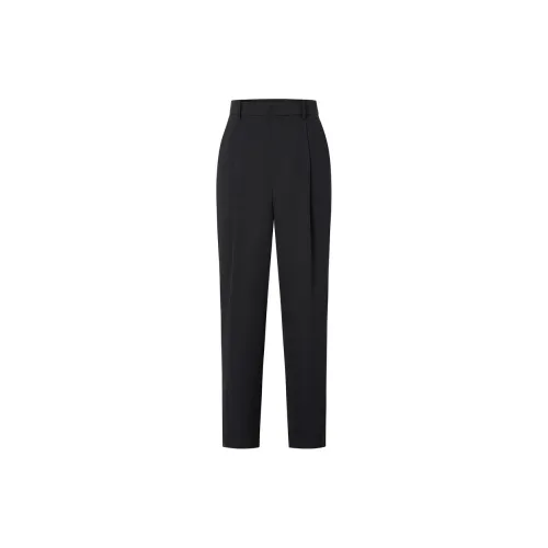 JZ. ANNAKRO Casual Pants Women's Plain Black