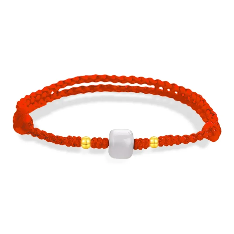 Shiban Colored Glaze Jade Bracelets Unisex-1