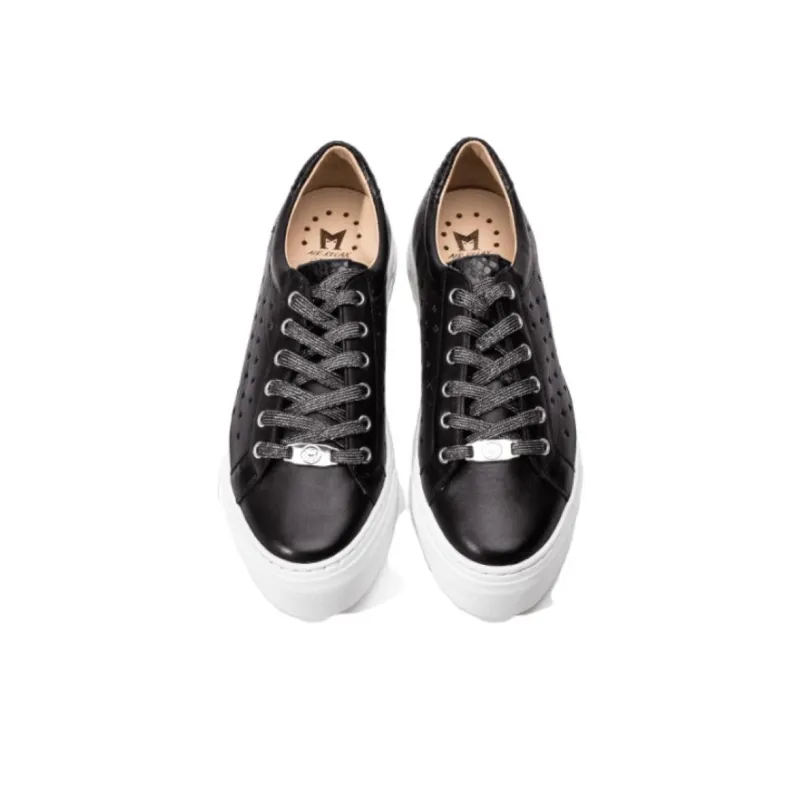 MEPHISTO Low-Top Skateboard Shoes Women's Black-3