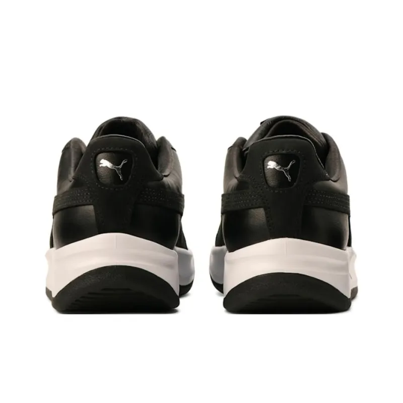 PUMA Anti Slip Wear Resistant Low Top Tennis Shoes Unisex Black-3