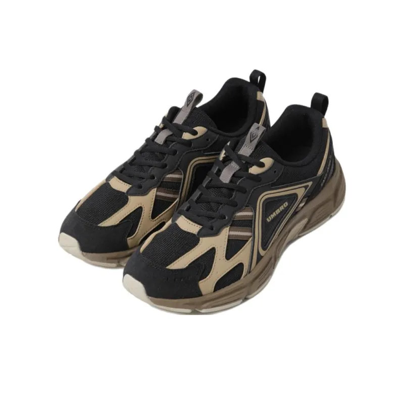 Umbro ETR 002 Anti Slip Wear Resistant Low Top Casual Shoes Unisex Black Brown-1
