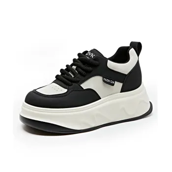 NRDROFFICIAL Skateboard Shoes Women's Low Top Black/White/Coffee