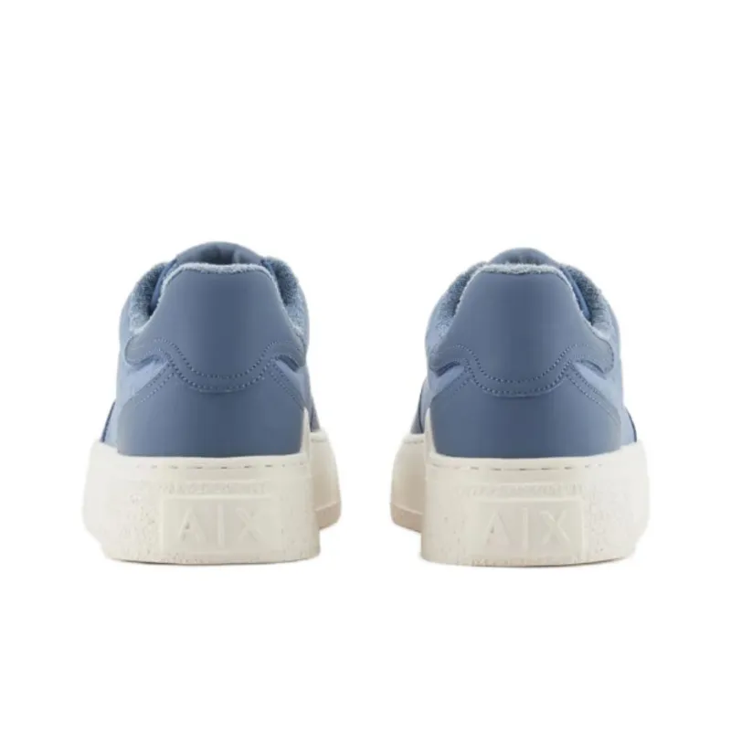 ARMANI EXCHANGEAE Low Top Skateboard Shoes Men's Sky Blue-4