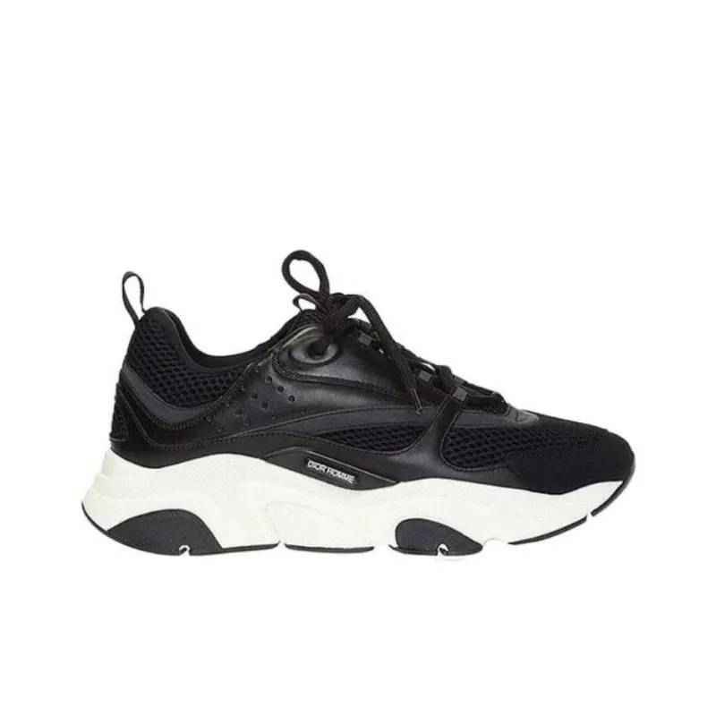 DIOR B22 Homme Low Top Sports Casual Shoes Men's Black-1