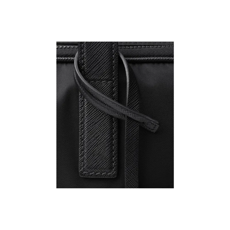 PRADA Recycled Nylon Briefcase Men's Black-4