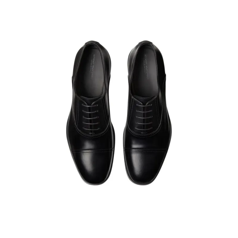Stuart Weitzman/SW Club Dress Shoes Men's Black-4