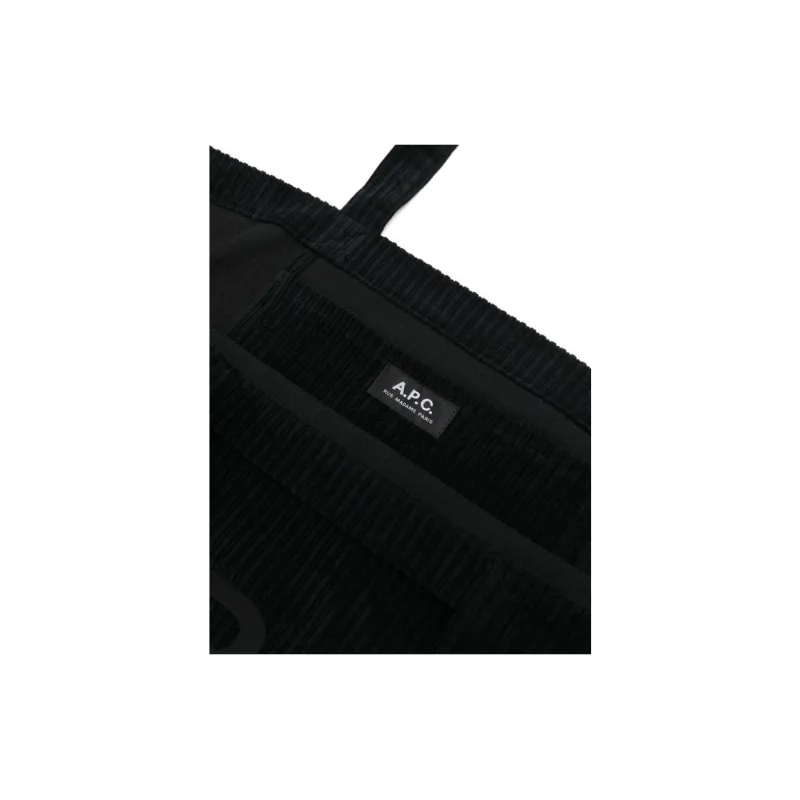 A.P.C Diane Logo Printed Shopping Bag-4