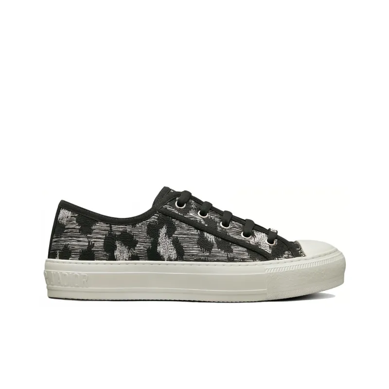 DIOR Walk'n'Dior Platform Shoes Low Top Stylish Skateboarding Shoes Women's Gray Black-1