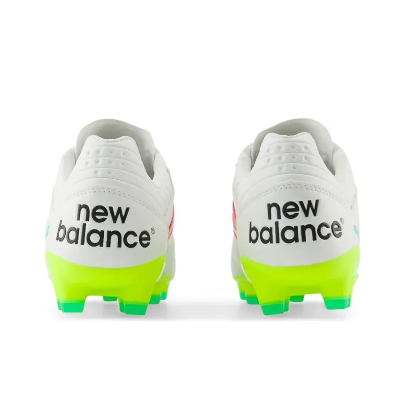 New Balance 442 V2 Pro HG Rubber Short Studs Slip Resistant Soccer Shoes Unisex White-3