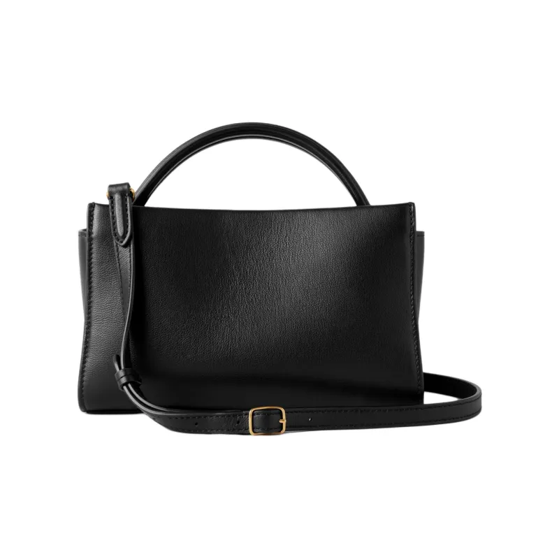 Mulberry Calfskin Shoulder Bag, Crossbody Bag, Handbag Mini Women's Black-2