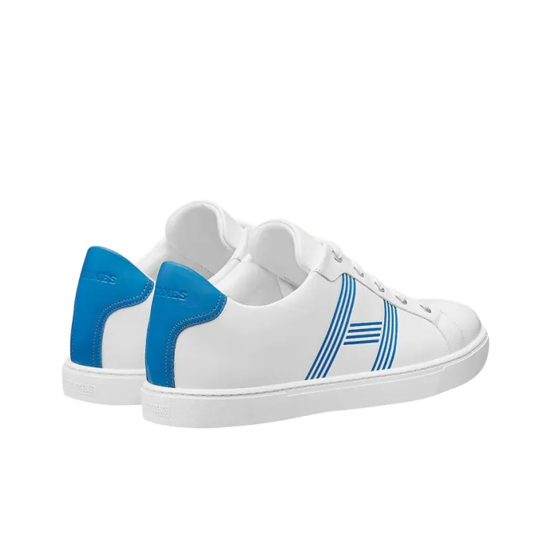 HERMES Avantage Low Top Skateboard Shoes Men's Blue White-3