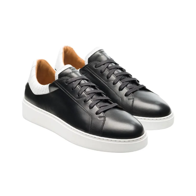 Magnanni Castillo II Low-Top Skateboard Shoes Men's Black White-2