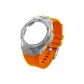 Hublot Silver Diamond Case+Orange Strap
