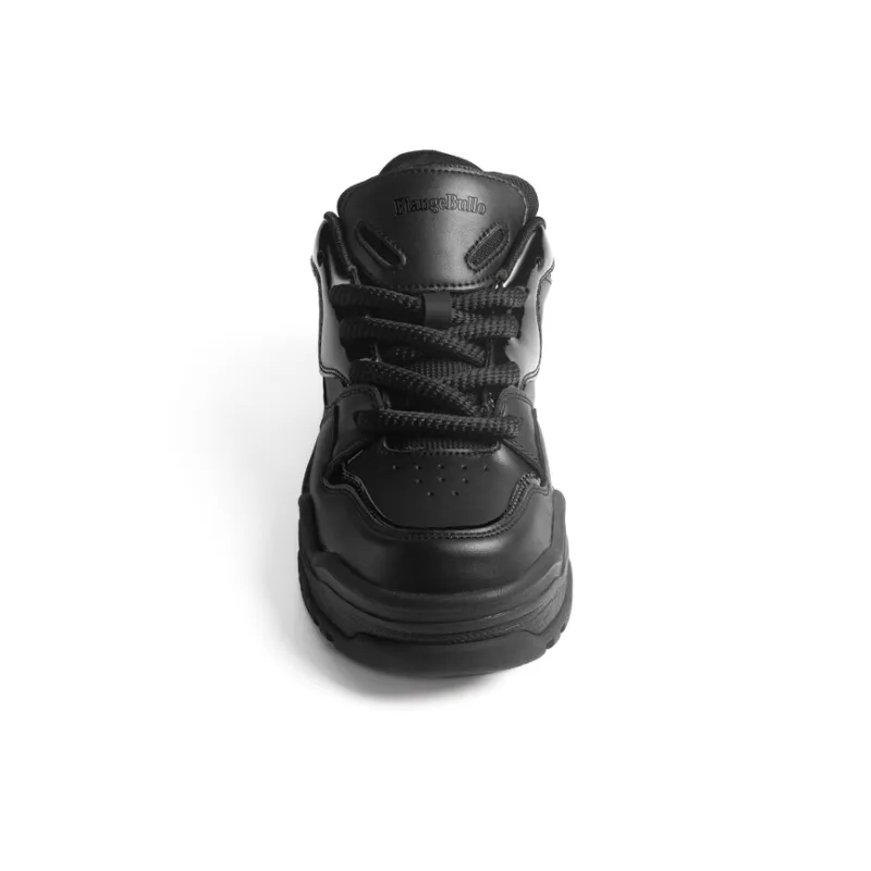 Flange Bullo Low Top Casual Shoes Unisex Black-4