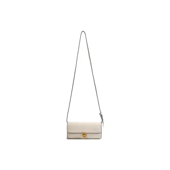 BOB ORE BLUE COLLECTION Cow Leather Crossbody Bag Shoulder Bag Mini Women's White