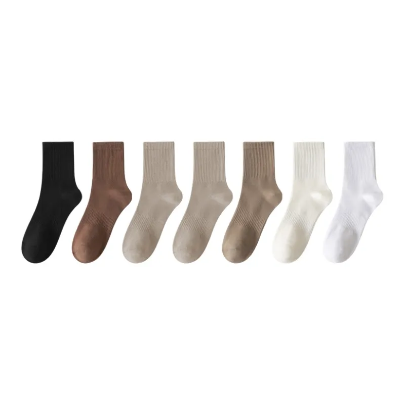 MIIOW Mid Calf Socks Men's 7 Pack-8