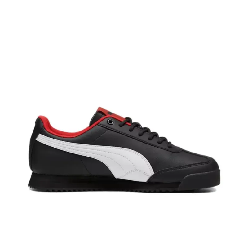 PUMA Scuderia Ferrari Non slip Lightweight Low Top Skateboard Shoes Unisex Black-1