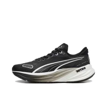 PUMA Magnify Nitro 2 Slip Resistant Low Top Training Running Shoes Men's Black