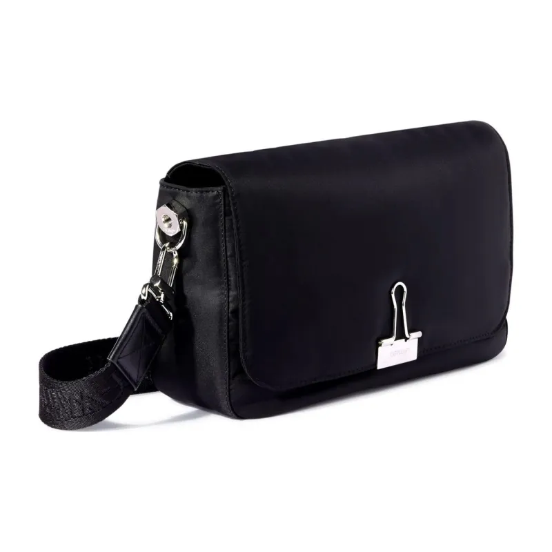 OFF-WHITE Soft Binder Shoulder Bag 'Black'-2