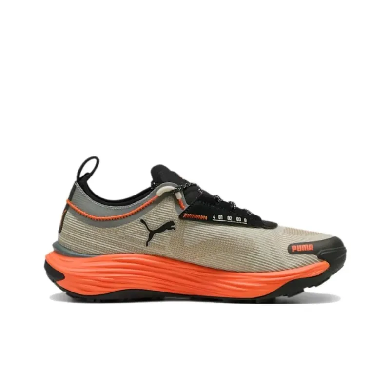 PUMA Voyage NITRO 3 Anti Slip Wear Resistant Low Top Running Shoes Men's Gray-1