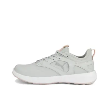 PUMA IGNITE Durable Breathable Lightweight Low Top Golf Shoes Women's Gray White