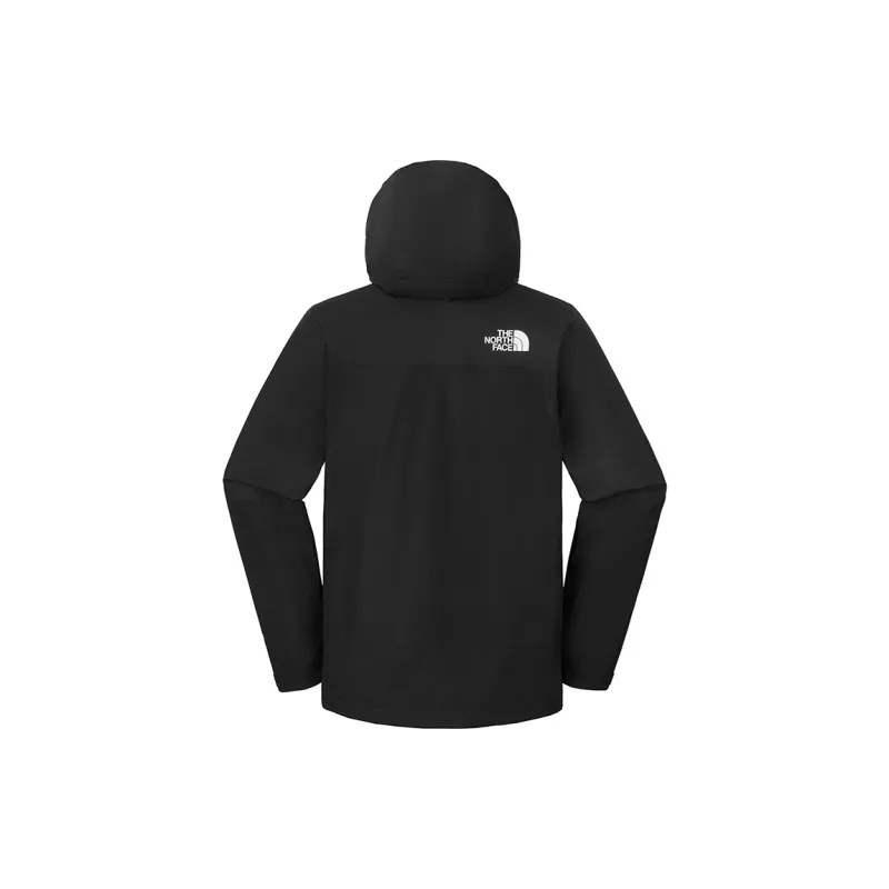 THE NORTH FACE Hiking Water Resistant Windproof Breathable Warm Windbreaker Jacket Men's Cosmic Black-3