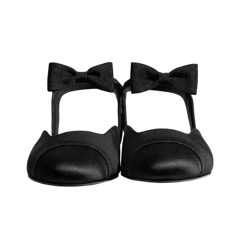 CHANEL Stylish Sandal Women's Black-4